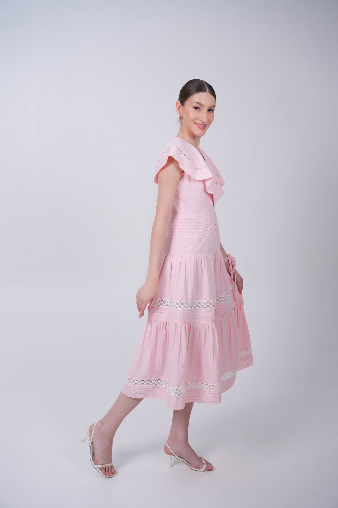 NOA PINK MIDI DRESS Midi Dresses