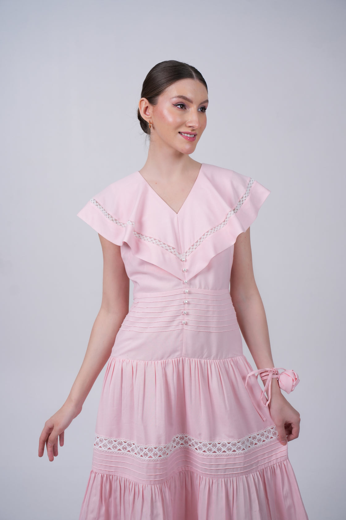 NOA PINK MIDI DRESS Midi Dresses