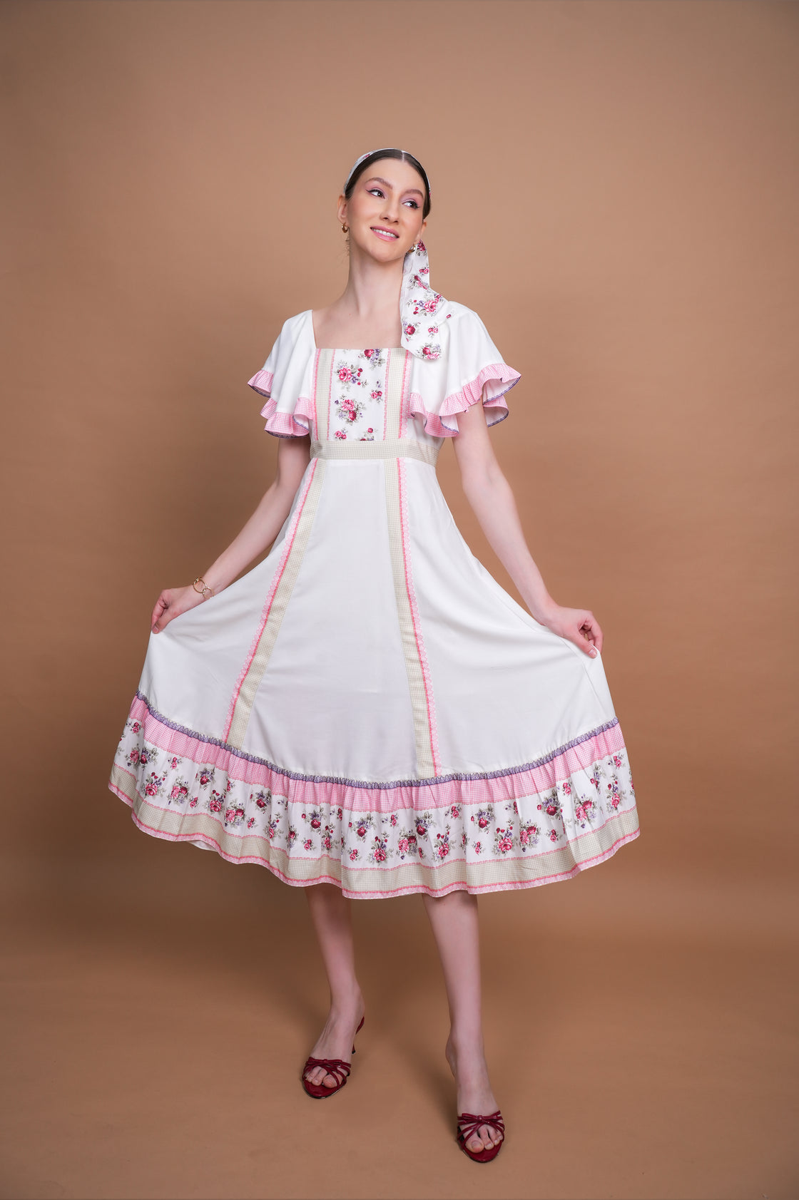 FLORENCE PANEL LONG MIDI DRESS FOR WOMEN Midi Dresses