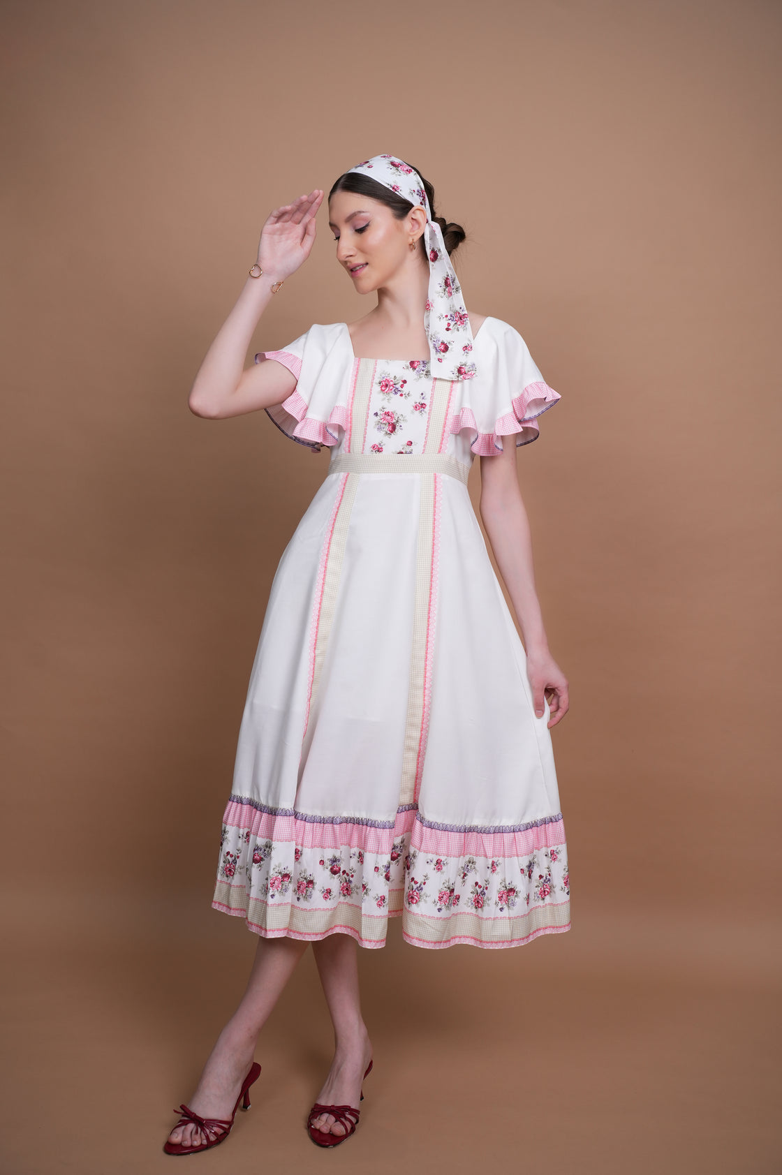 FLORENCE PANEL LONG MIDI DRESS FOR WOMEN Midi Dresses