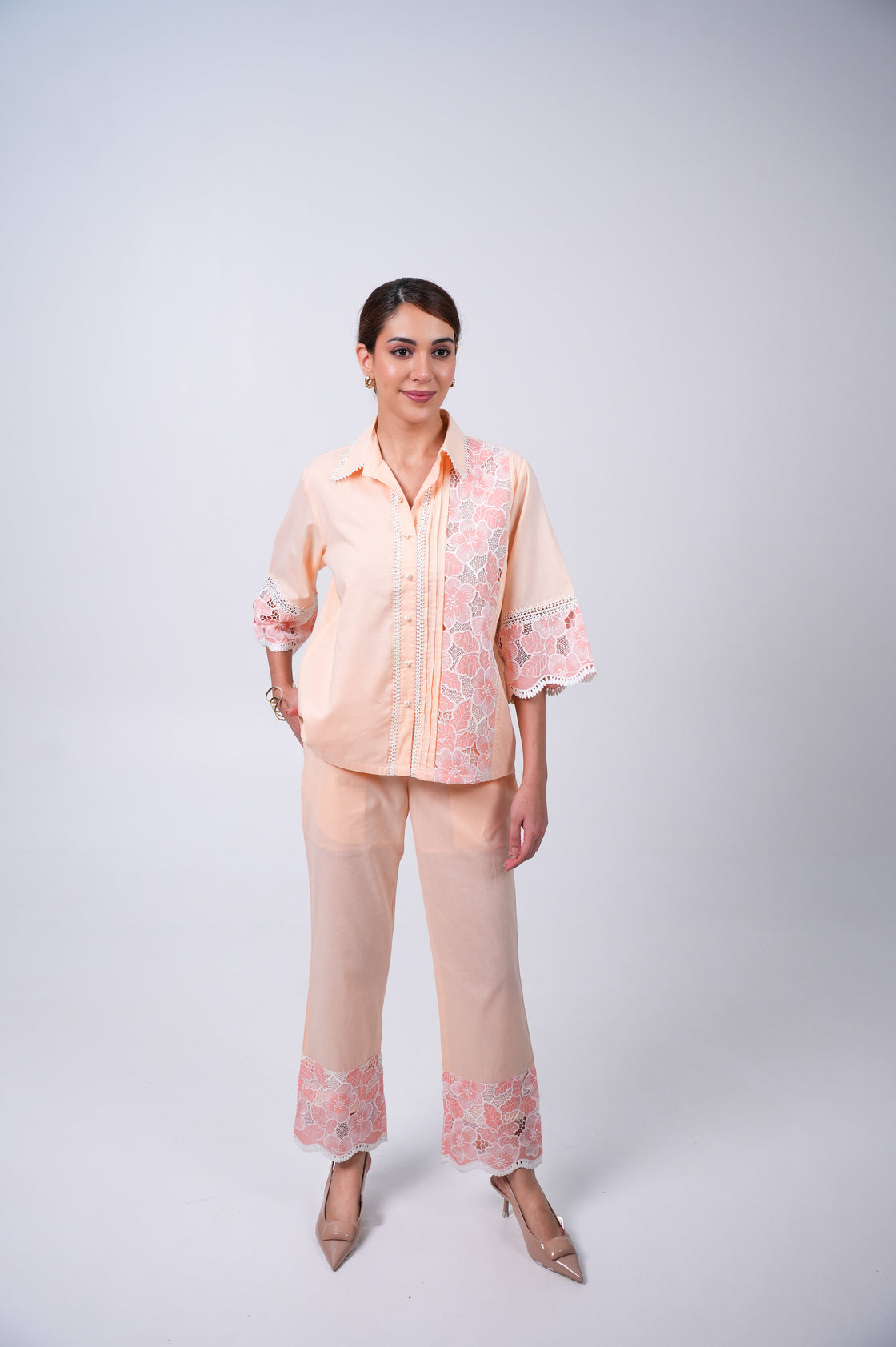 PEACH BUD CO ORD SET FOR WOMEN Co Ord Set