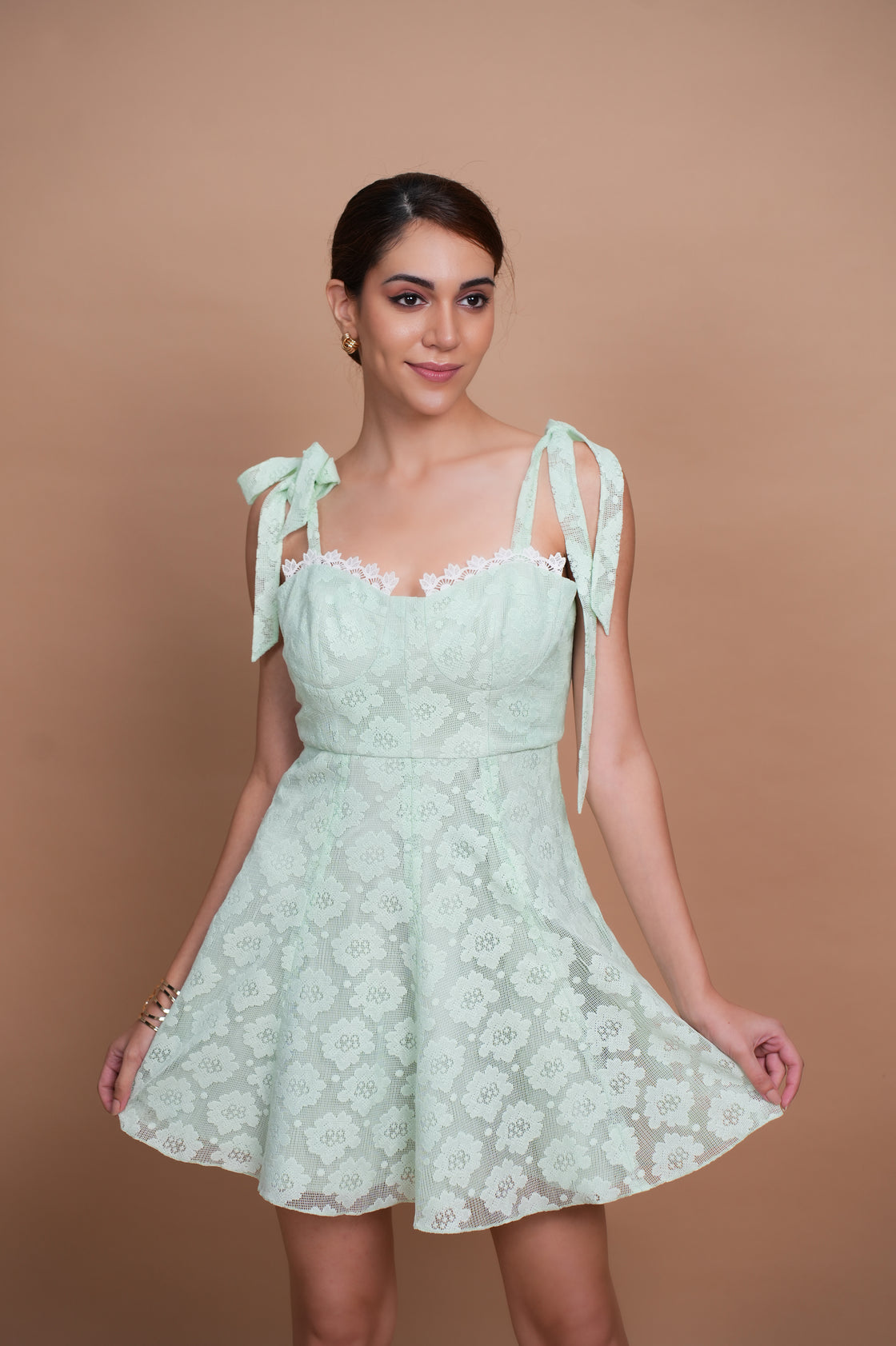PASTEL FIELDS MINI DRESS Mini Dresses