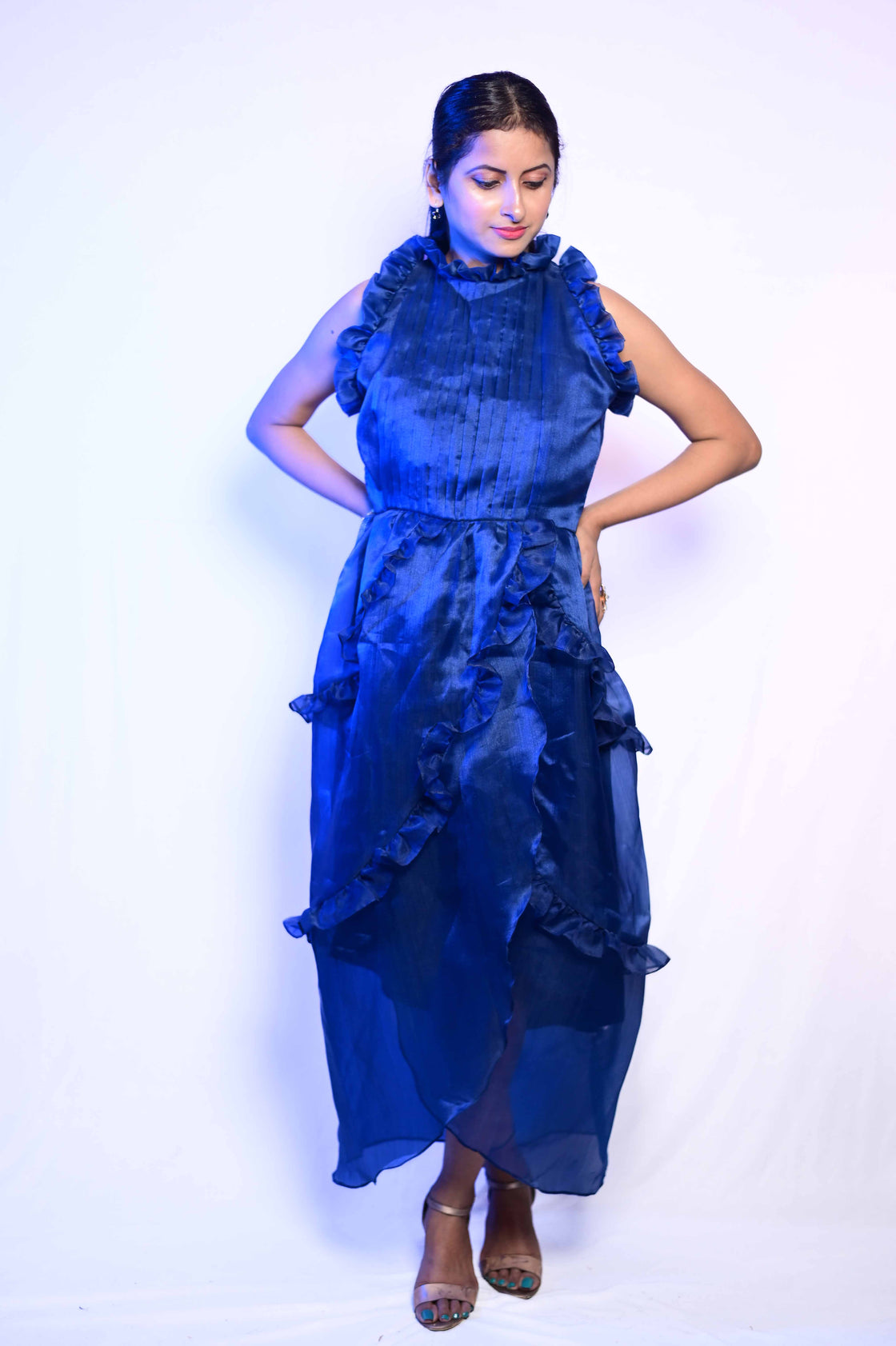 ELSA RUFFLED DRESS