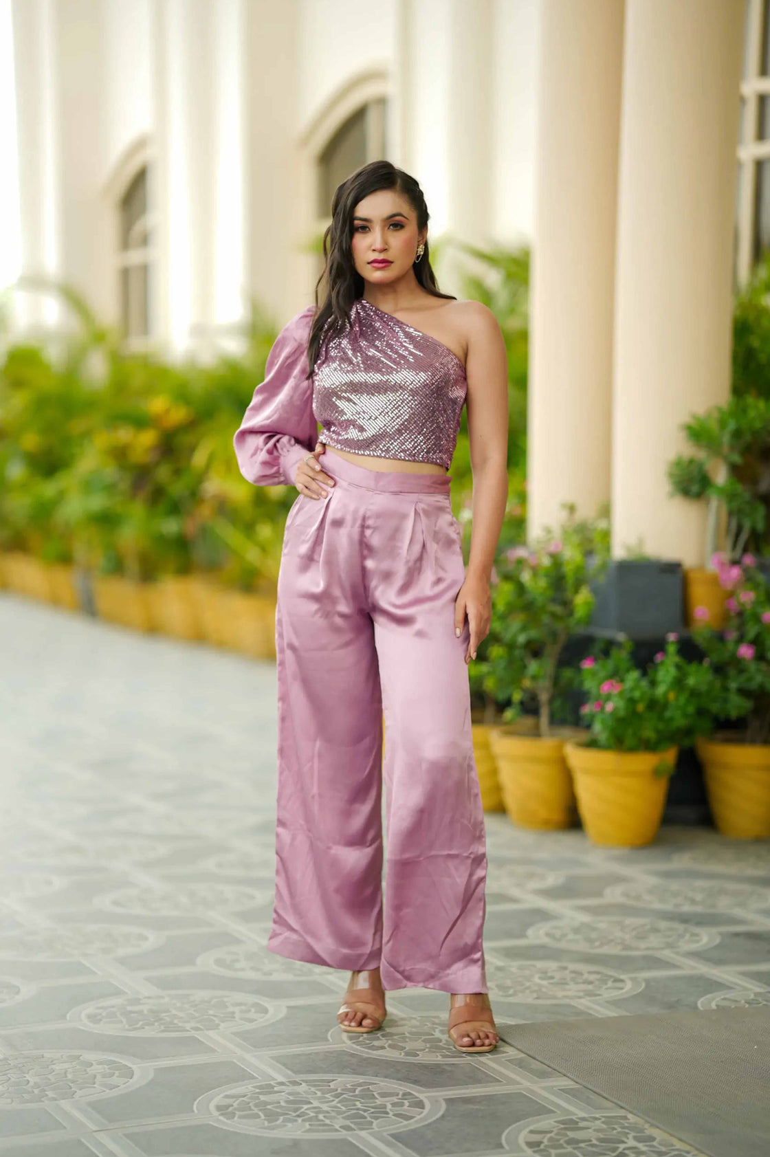 NORA SEQUIN CO-ORD SET