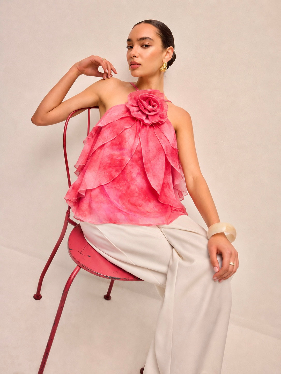 ROSY POSY RUFFLE TOP