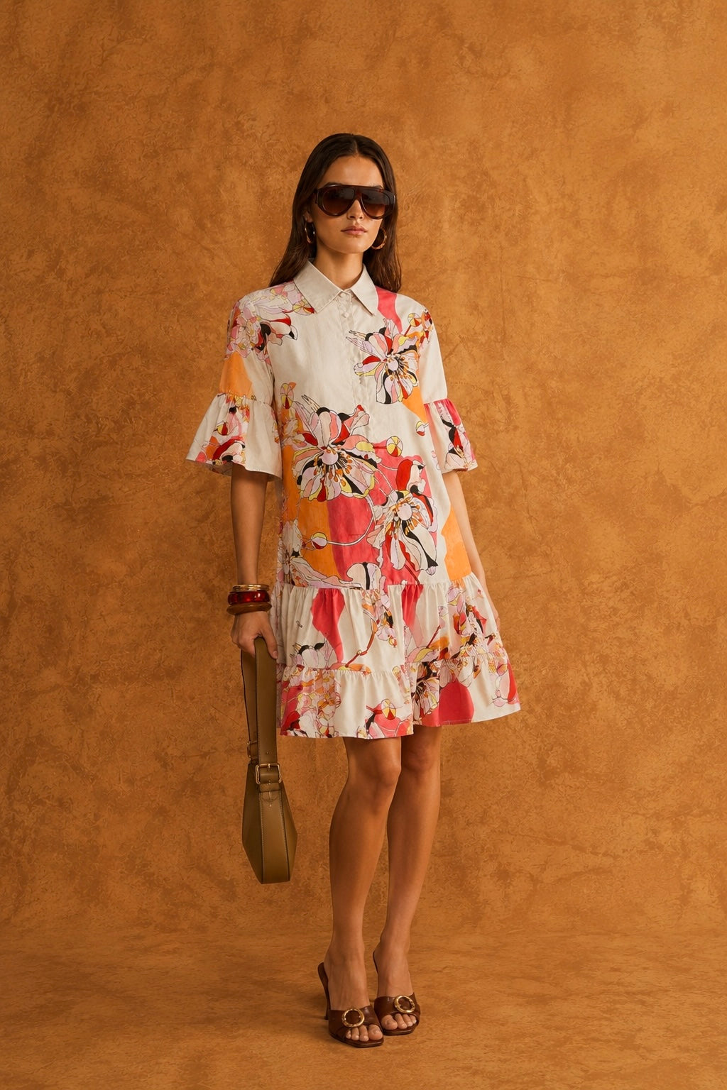 DAHLIA KNEE LENGTH DRESS
