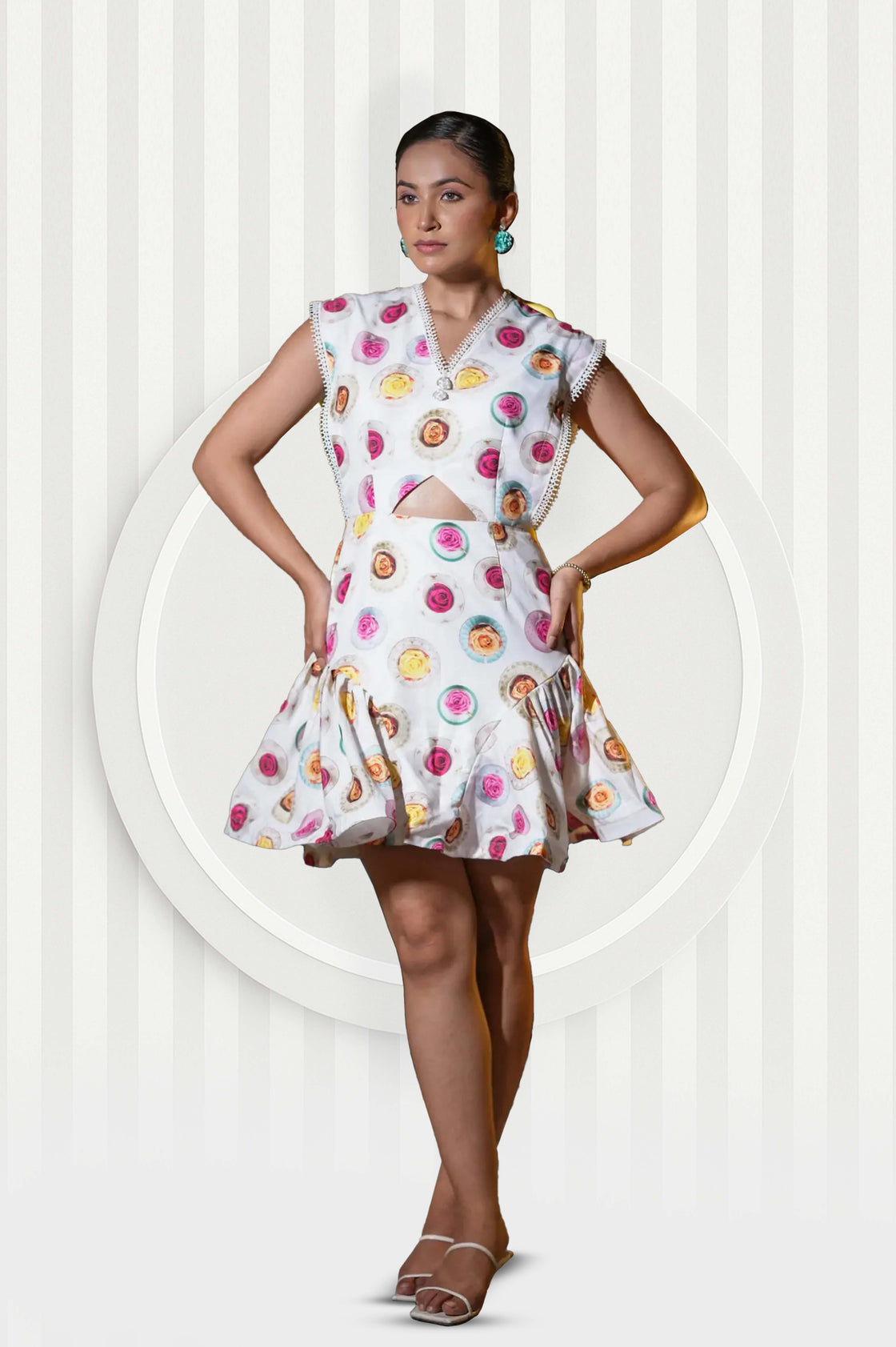 GRACE STRUCTURED MINI DRESS