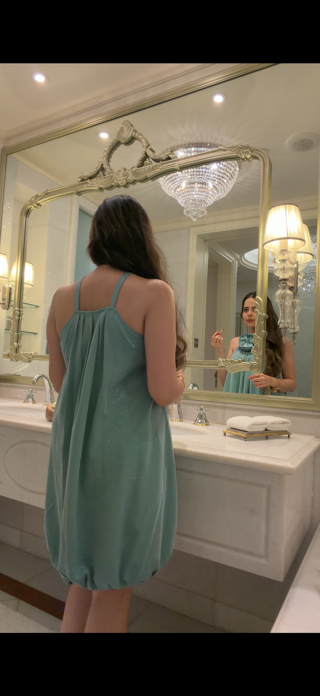 CAMILLA BLUE BUBBLE DRESS