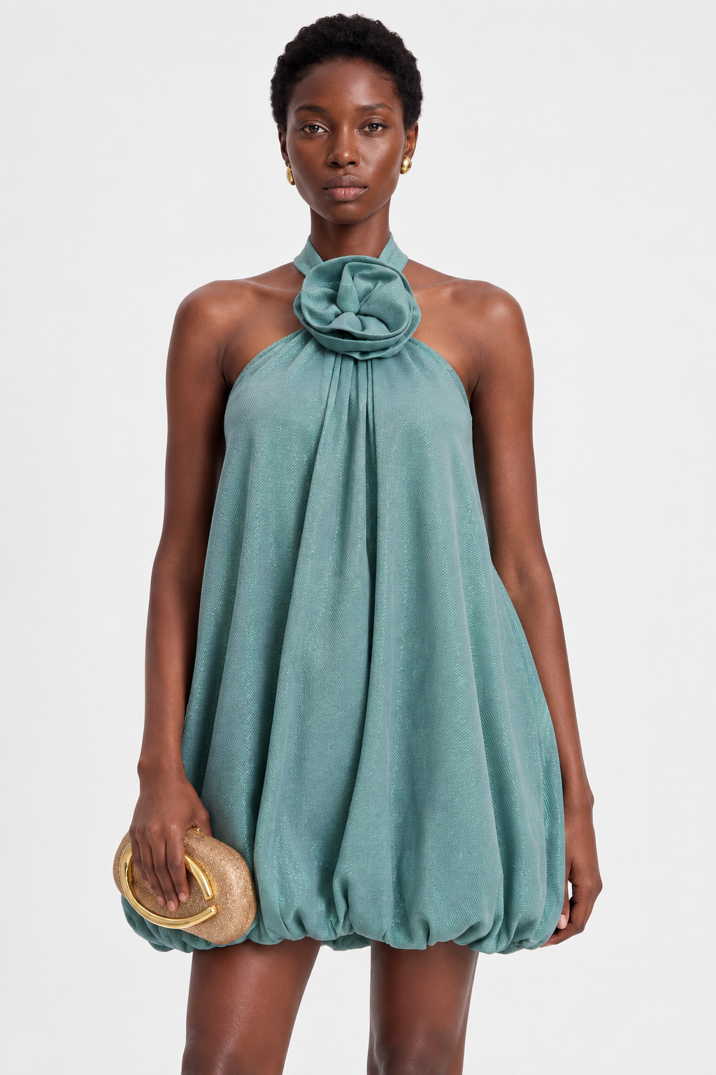 CAMILLA BLUE BUBBLE DRESS