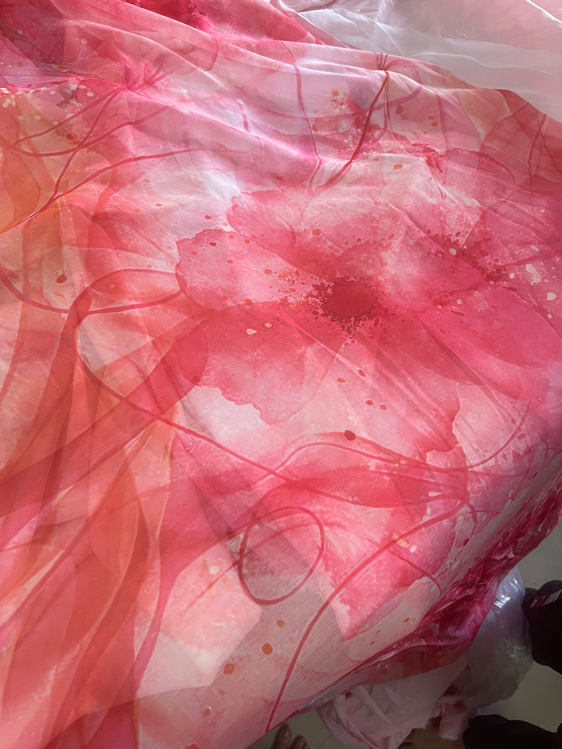 RENNIE ROSE CHIFFON BLOUSE