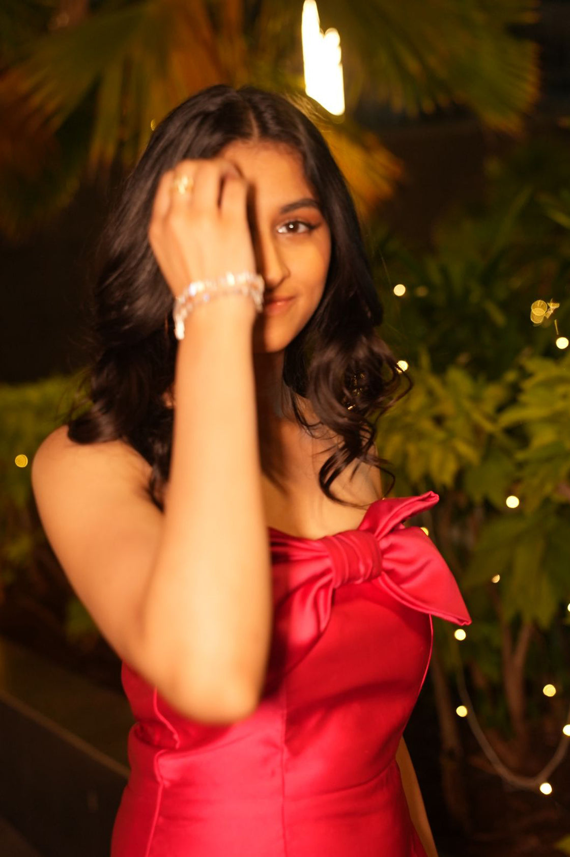Shriya Rao In Kelly Bow Dress