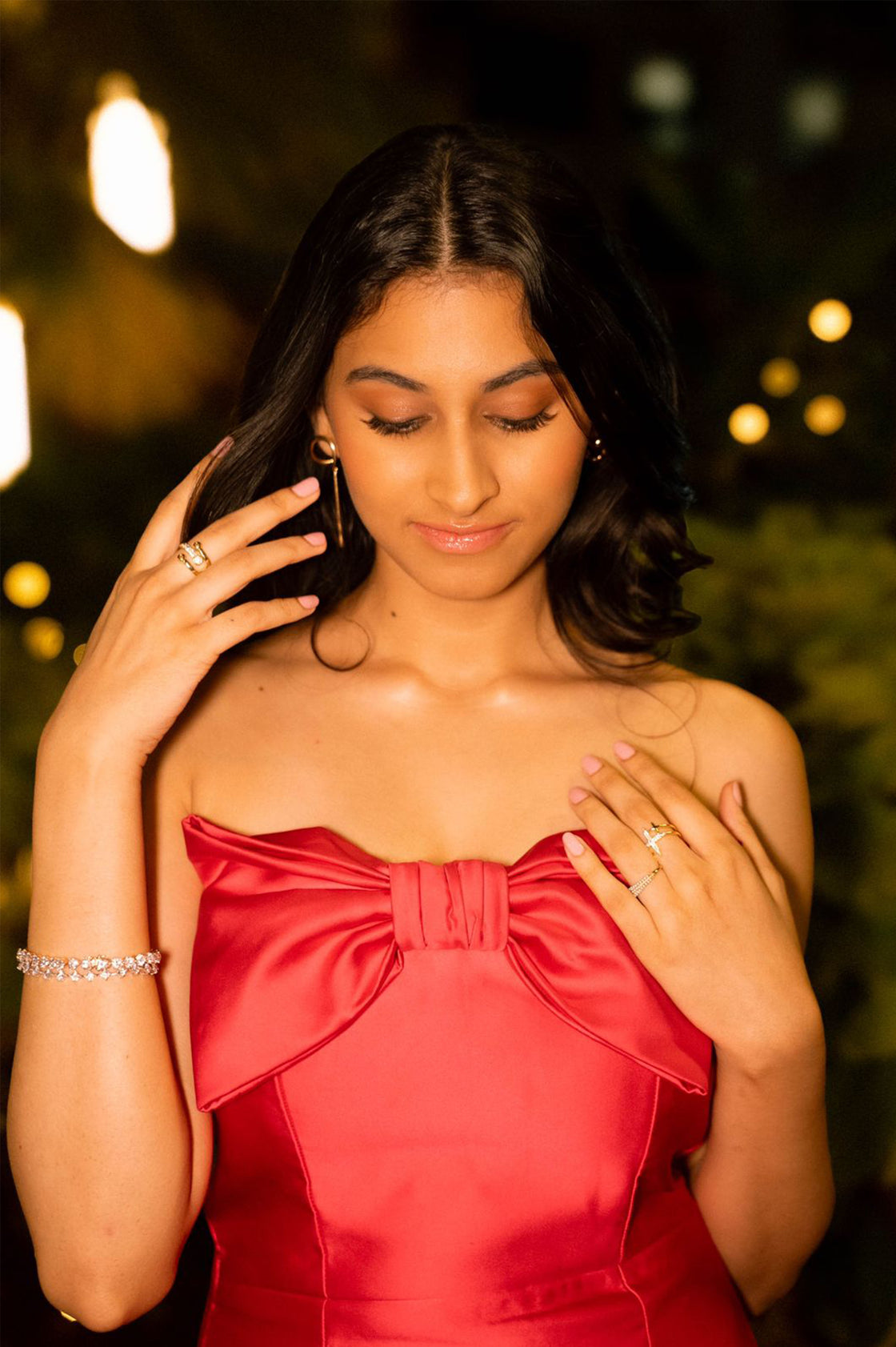 Shriya Rao In Kelly Bow Dress