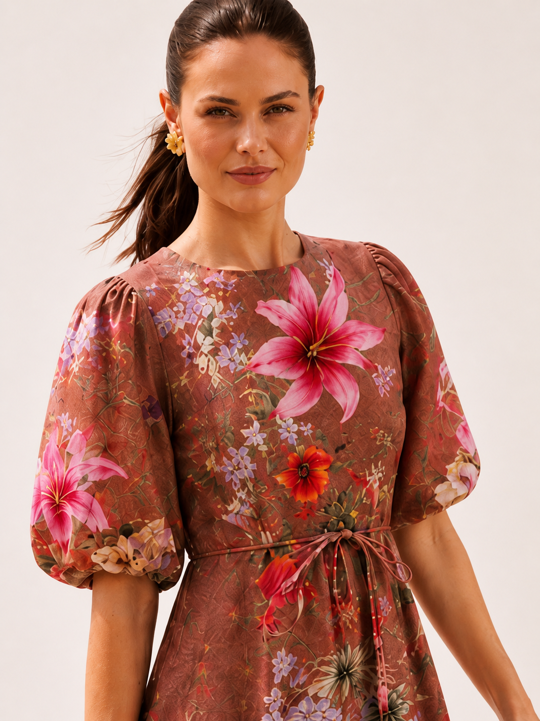 OMBRE PRINTED MIDI