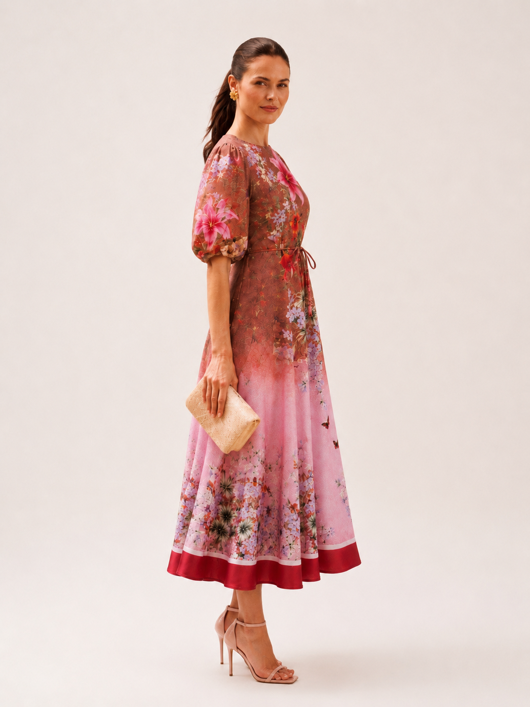 OMBRE PRINTED MIDI