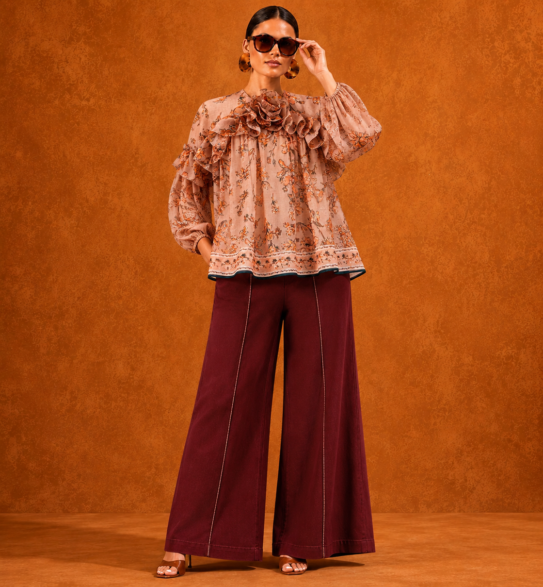 PEONY PRINTED TOP