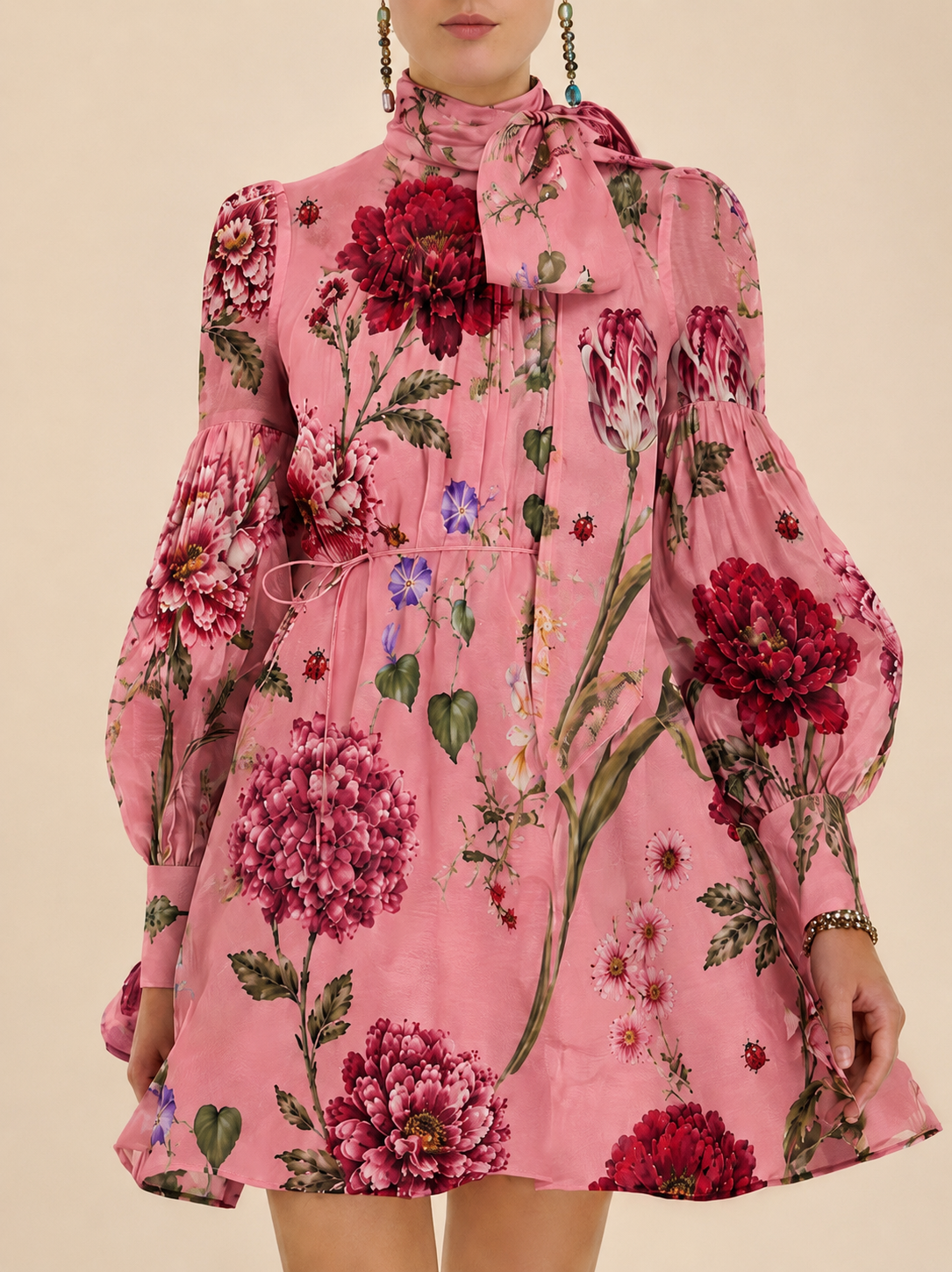 BOTANICAL PRINT DRESS
