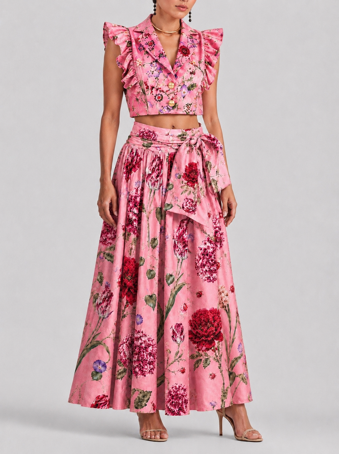 BOTANICAL PRINT SKIRT
