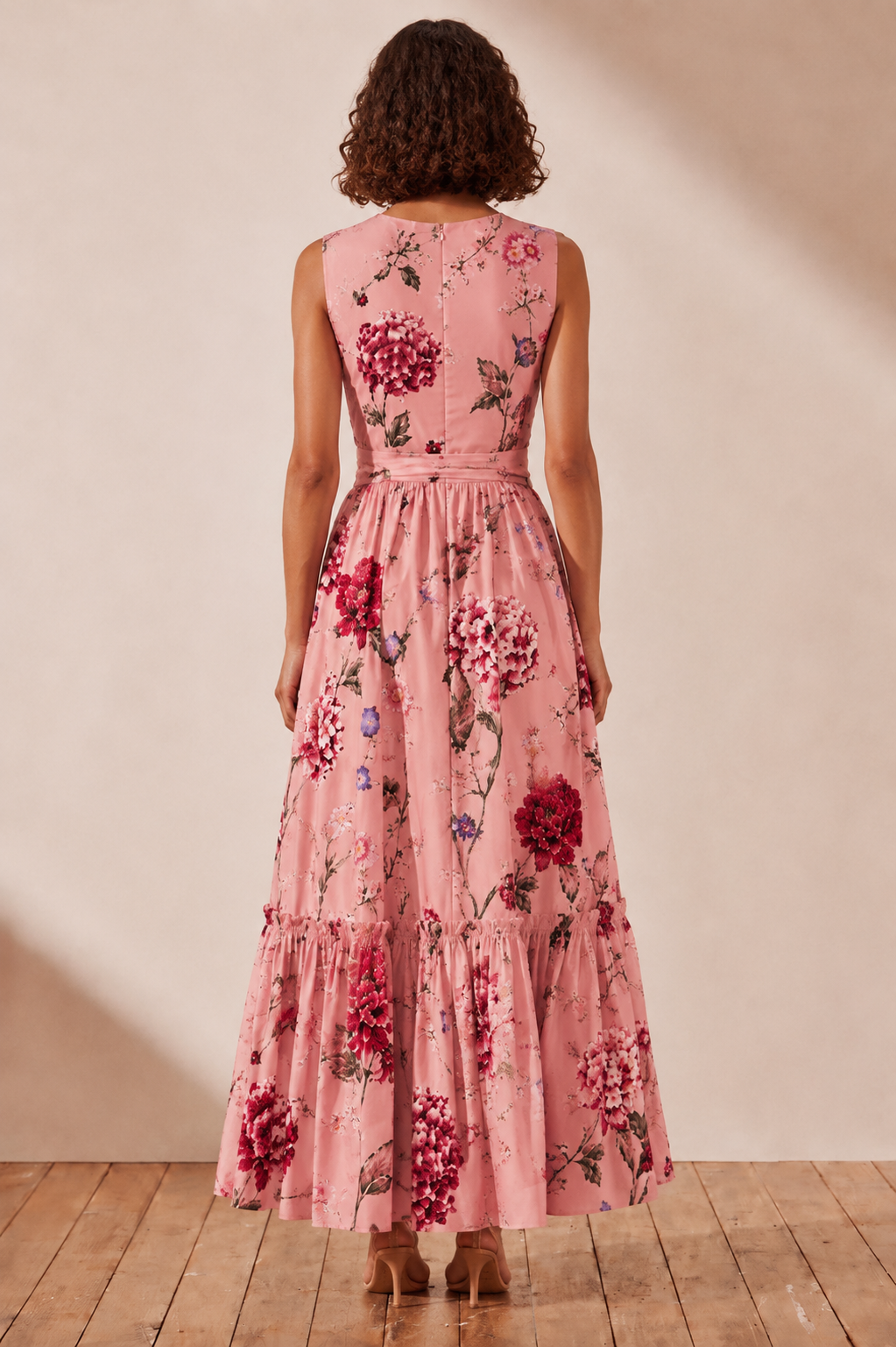 BOTANICAL PRINT MAXI DRESS