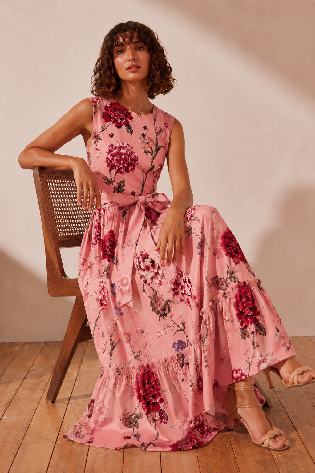 BOTANICAL PRINT MAXI DRESS