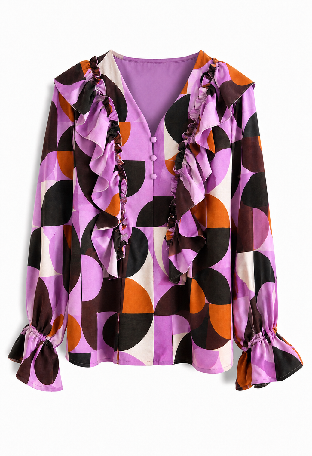 GEOMETRIC PRINT TOP