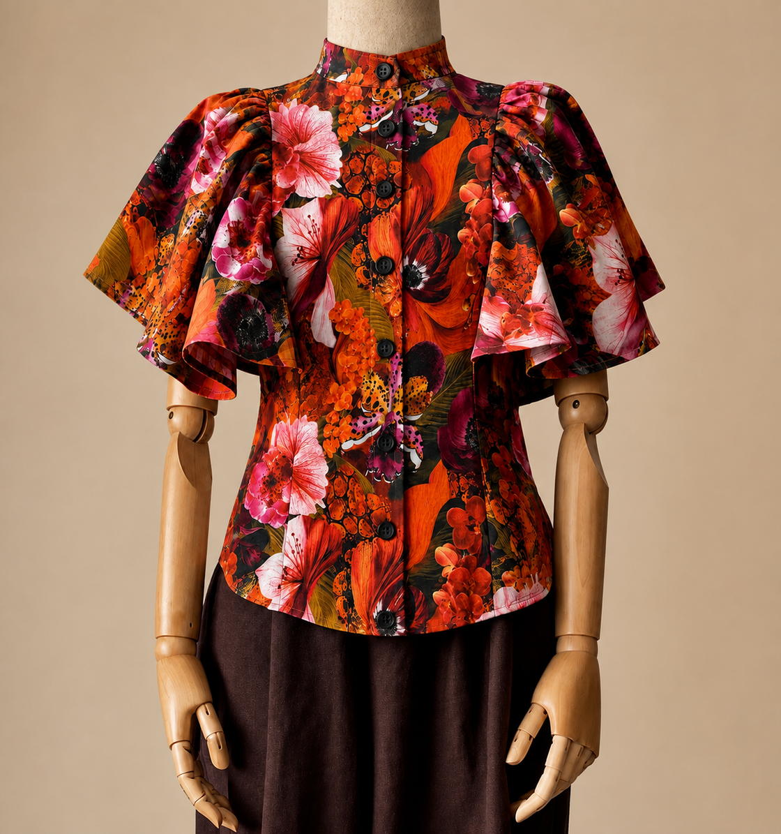 DARK FLORAL SHIRT (Relaxed Fit)