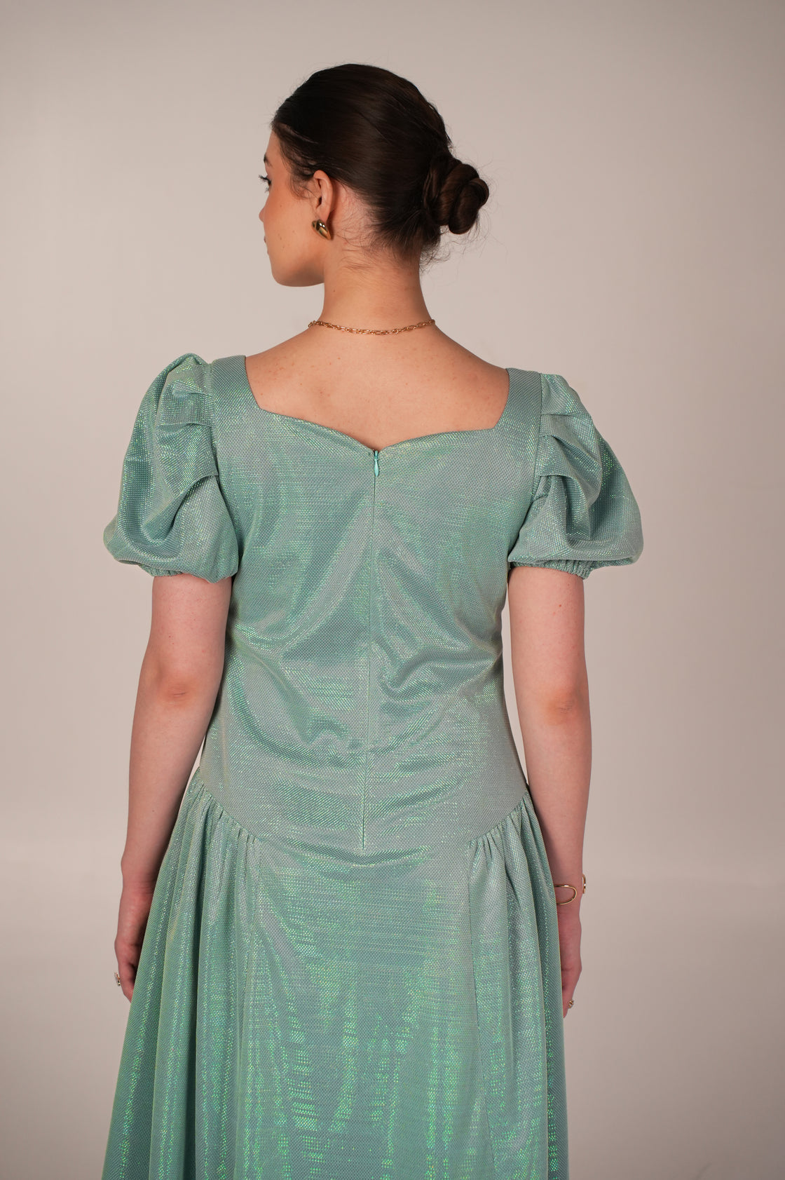 KIM EMBROIDERED MIDI DRESS