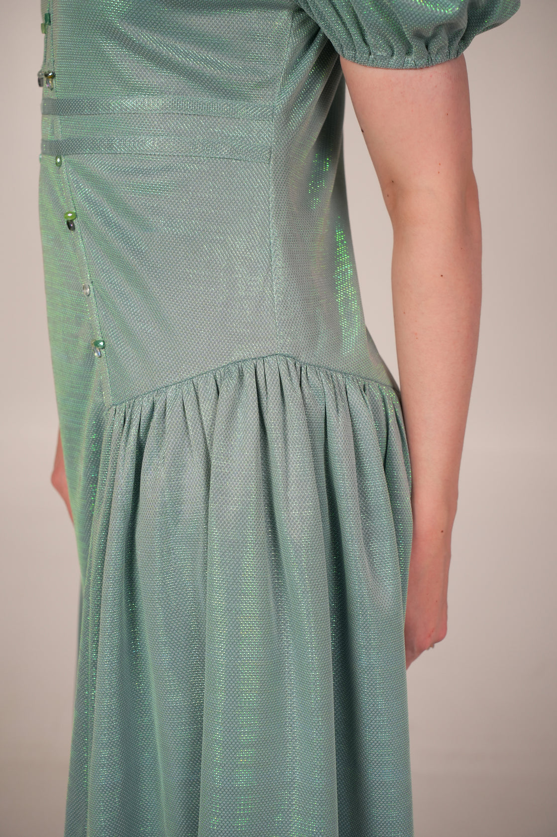 KIM EMBROIDERED MIDI DRESS