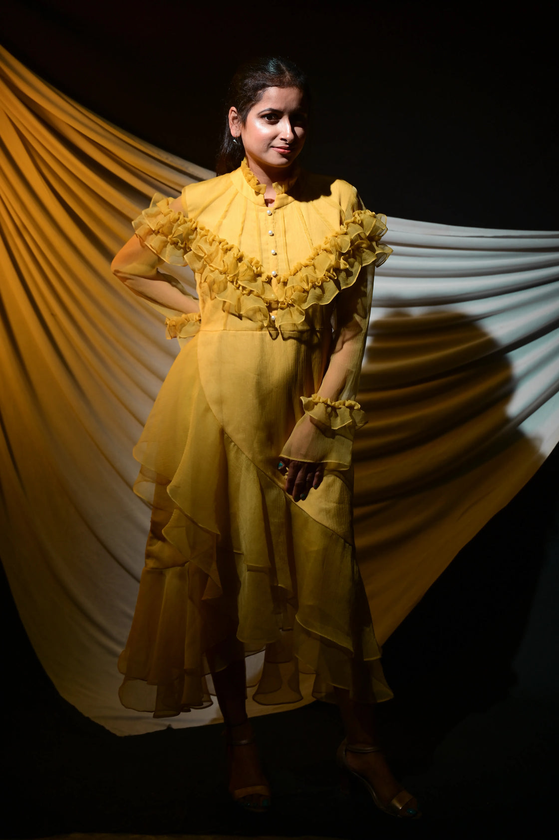 Kira Ruffled Dress