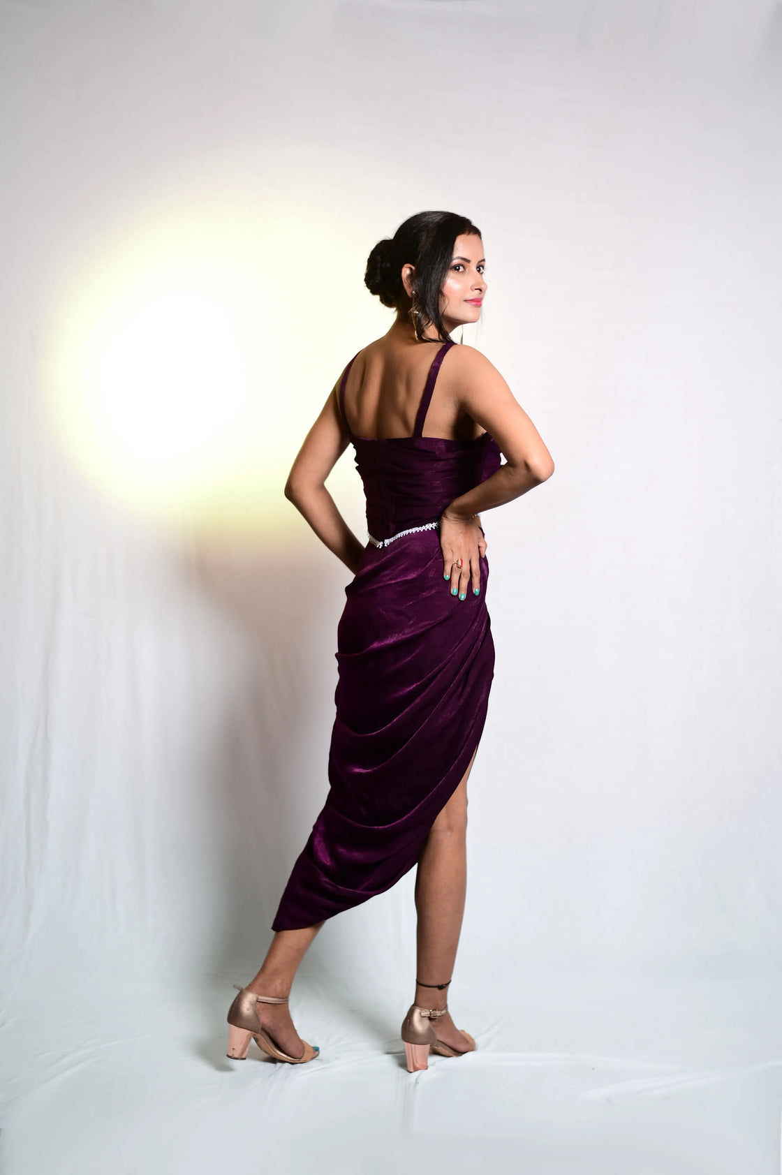 RUBY DRAPED CO-ORD SET