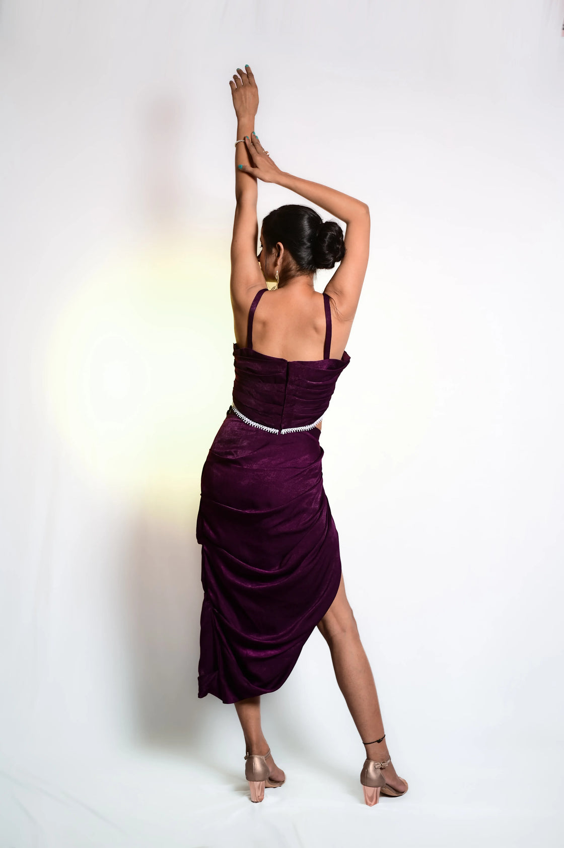 RUBY DRAPED CO-ORD SET