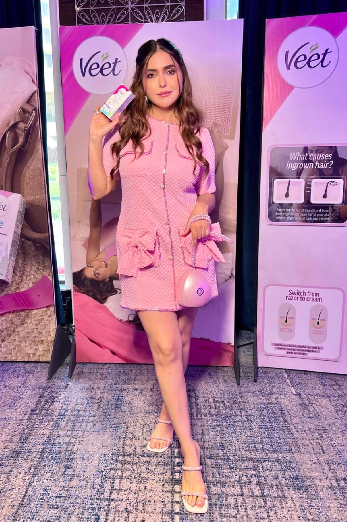 SONAM CHHABRA IN PINK AUGUST MINI