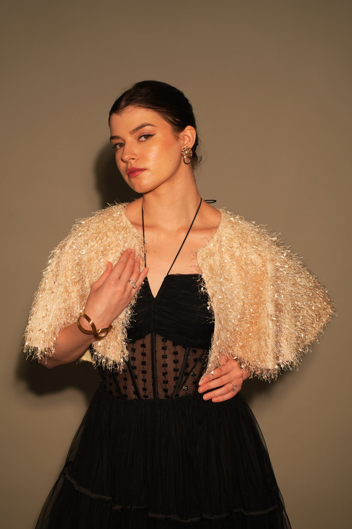 MI AMORE CORSET MIDI GOWN