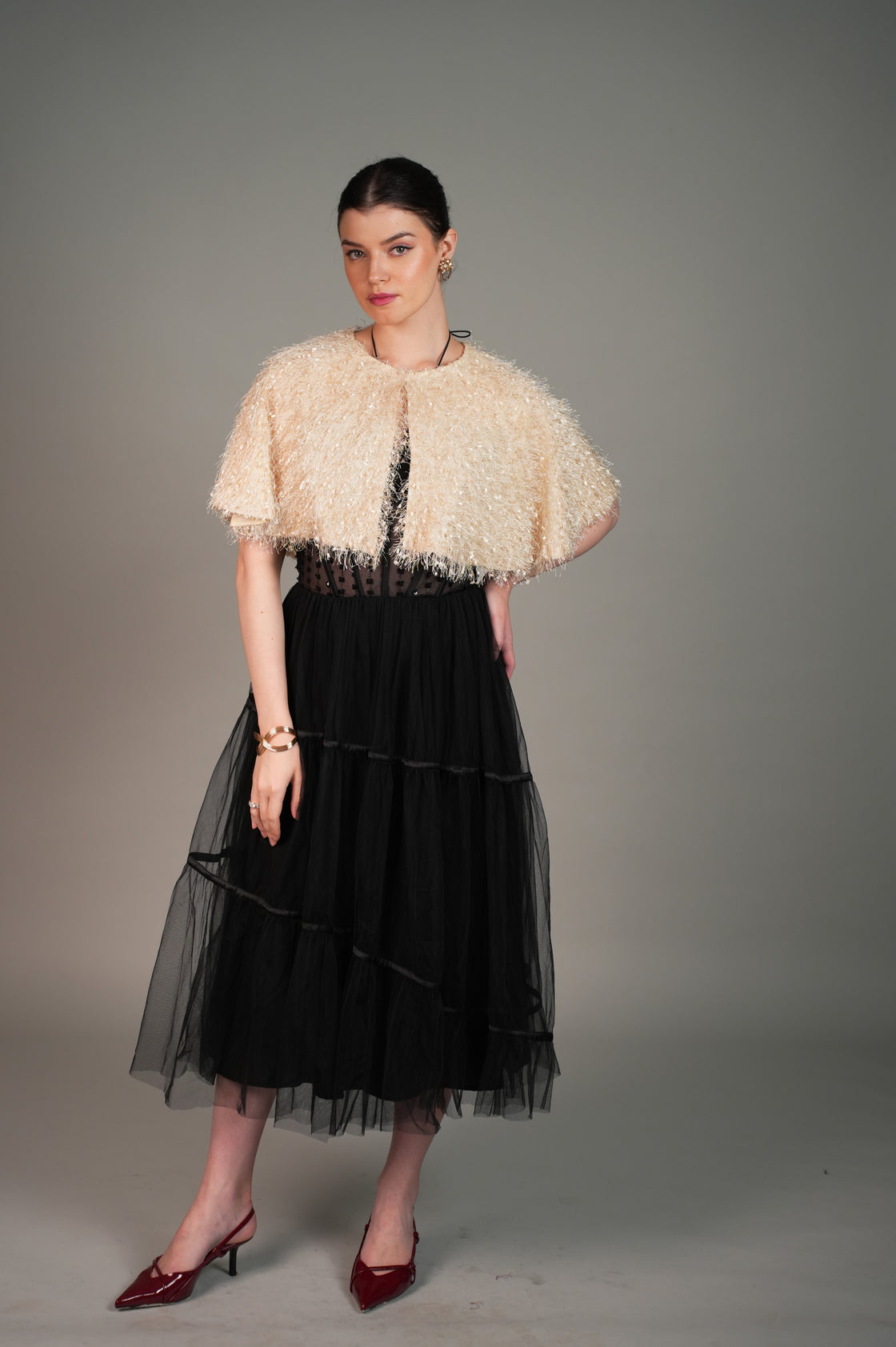 MI AMORE CORSET MIDI GOWN