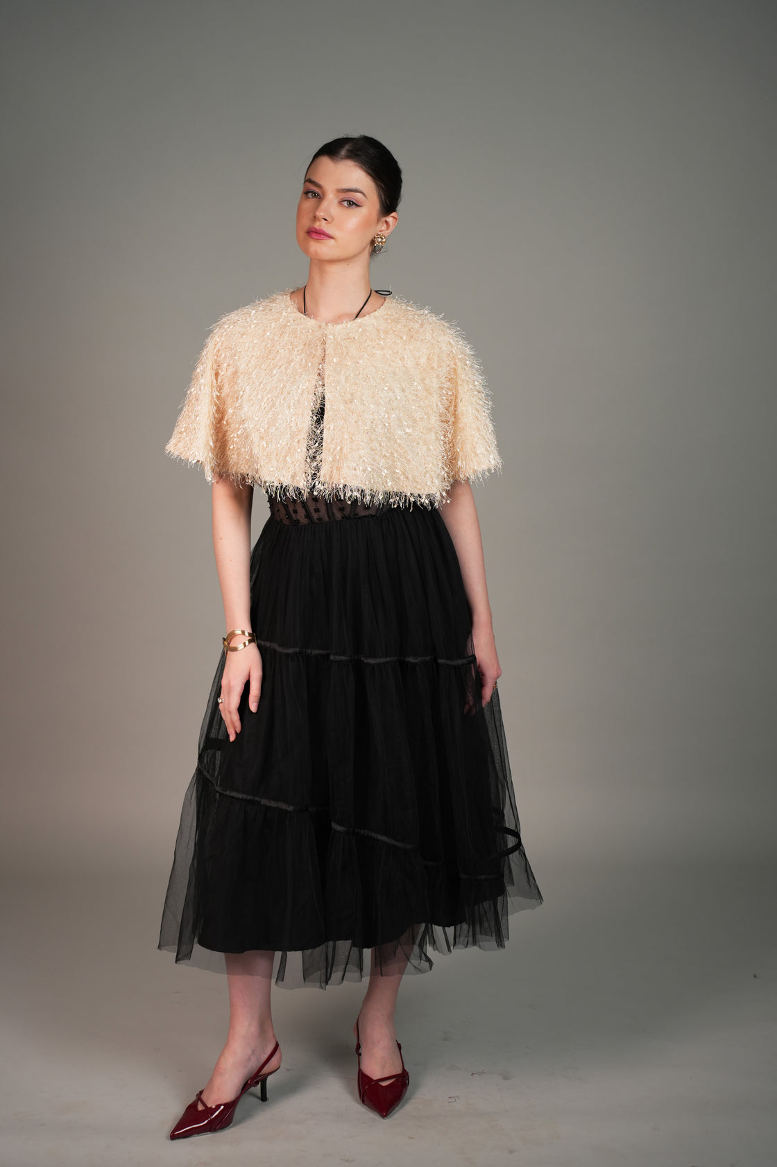 MI AMORE CORSET MIDI GOWN