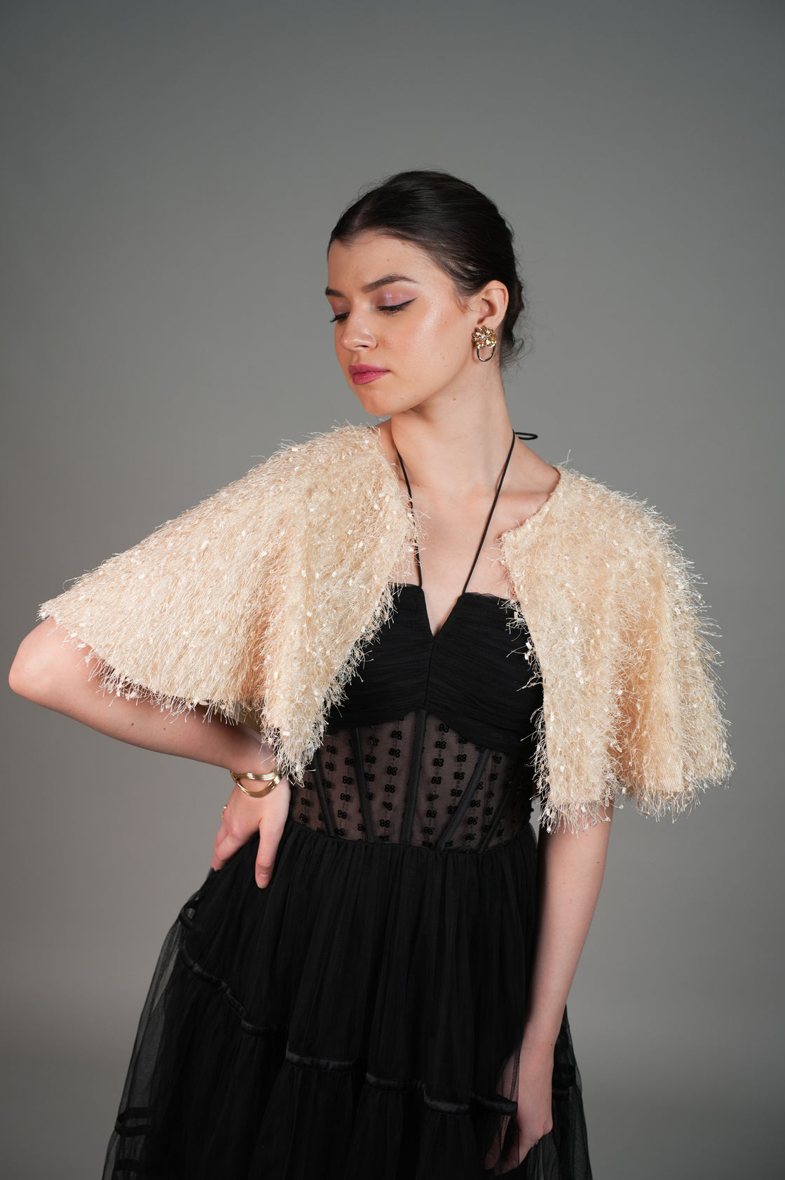 MI AMORE CORSET MIDI GOWN