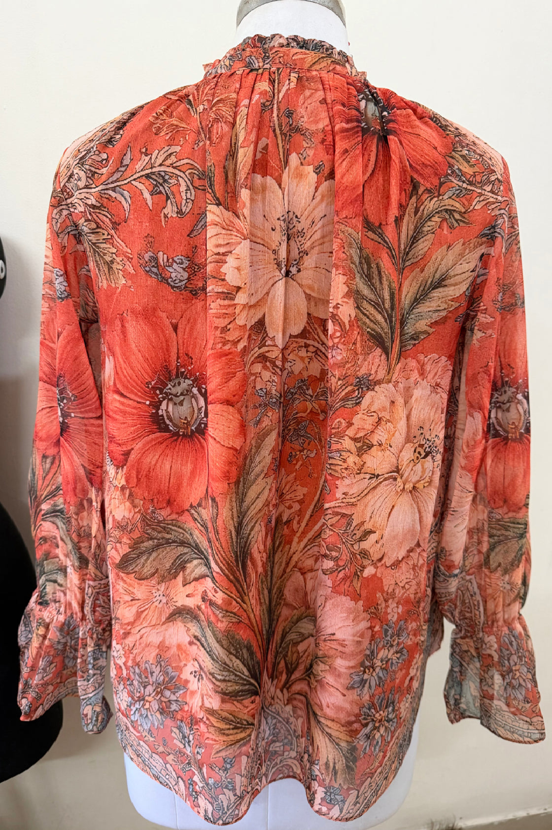 TERRACOTA POPPY BLOUSE