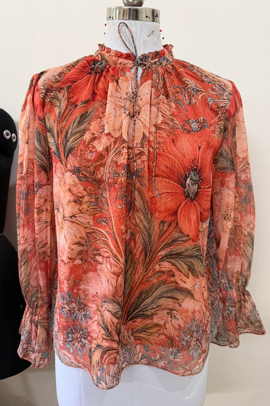 TERRACOTA POPPY BLOUSE