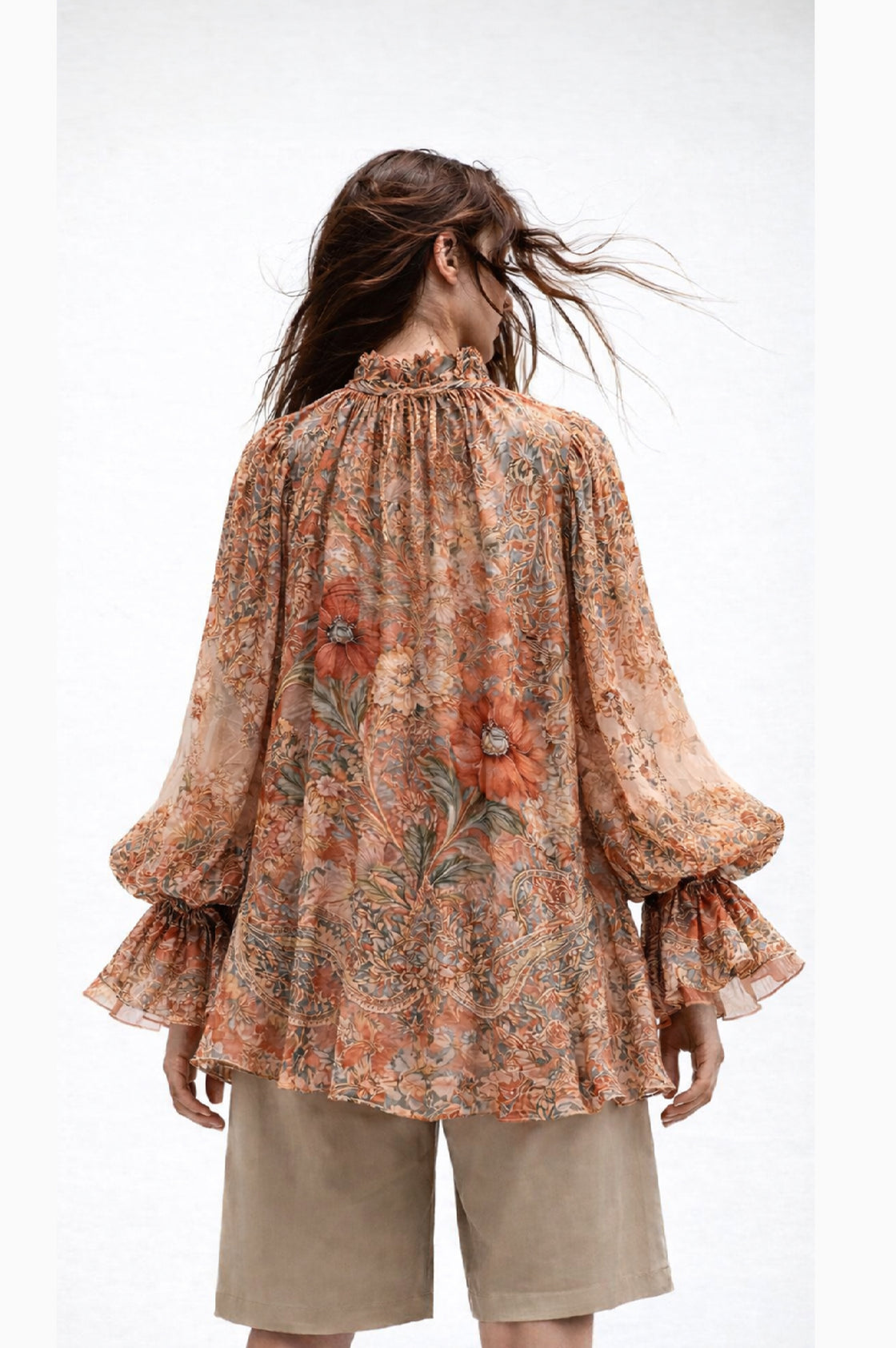 TERRACOTA POPPY BLOUSE