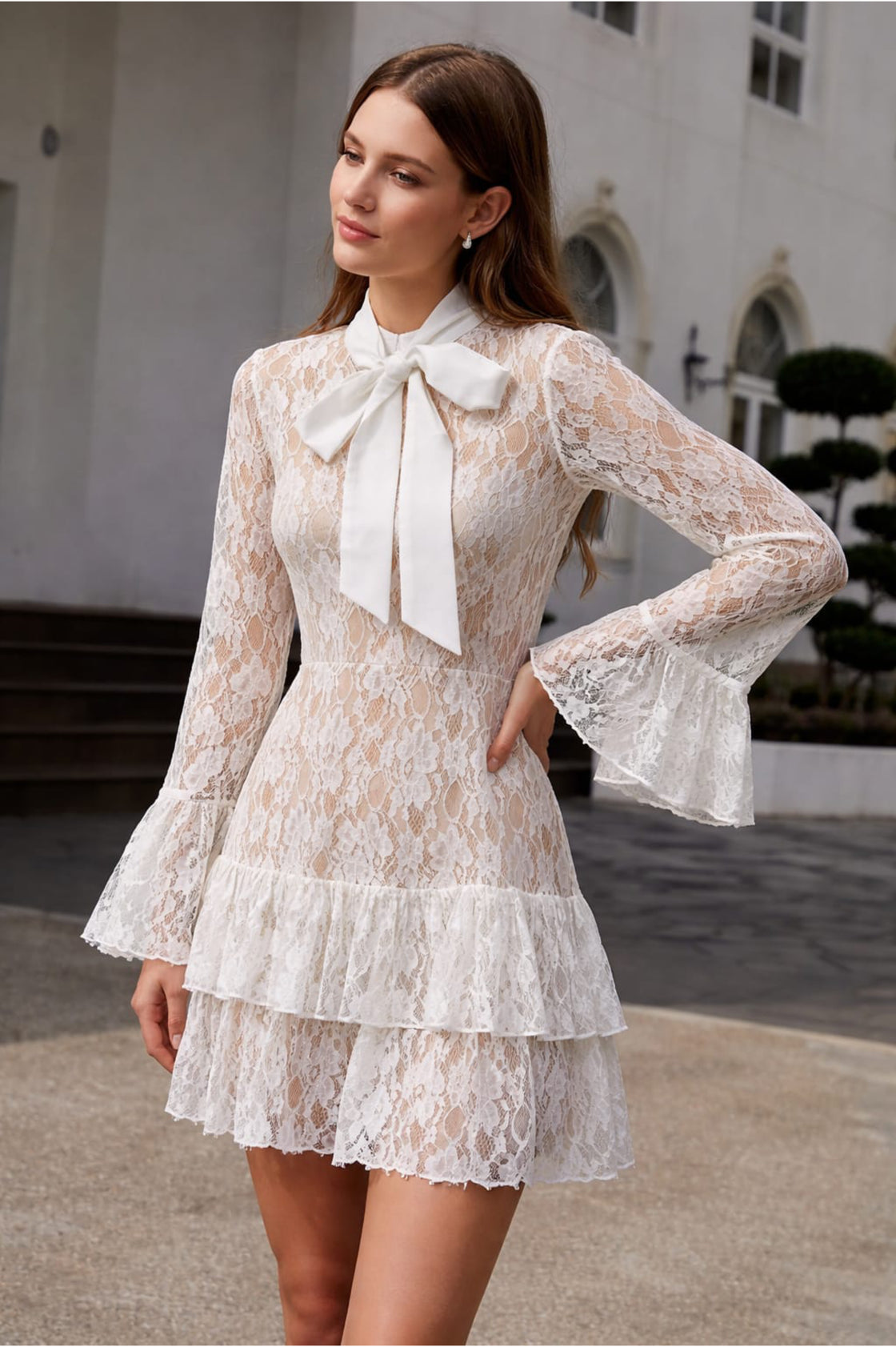 OFF WHITE CROCHET MINI