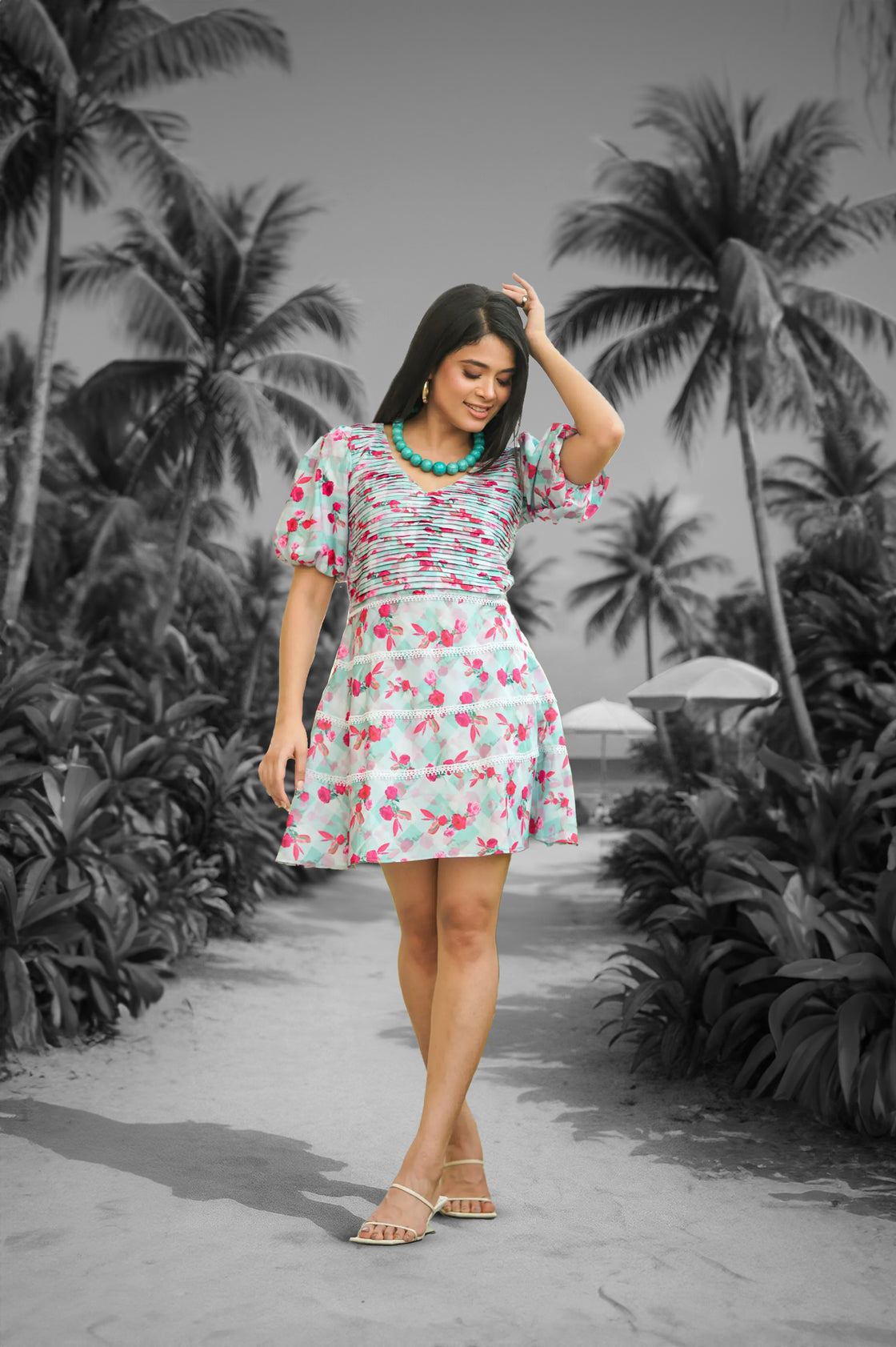 PETRA SKATER MINI DRESS