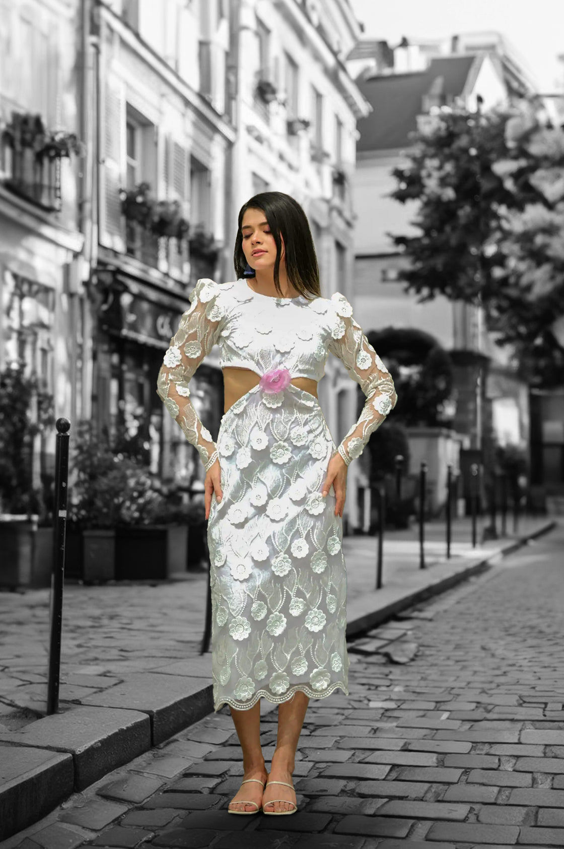 FRANCESCA CUT OUT MIDI