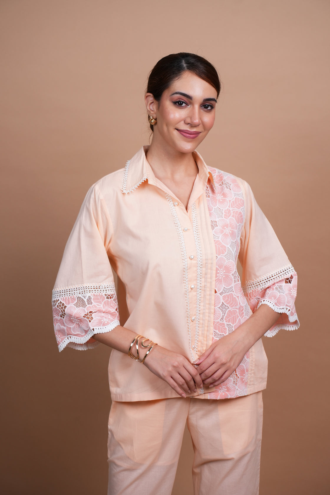 PEACH BUD CO-ORD SET TOP