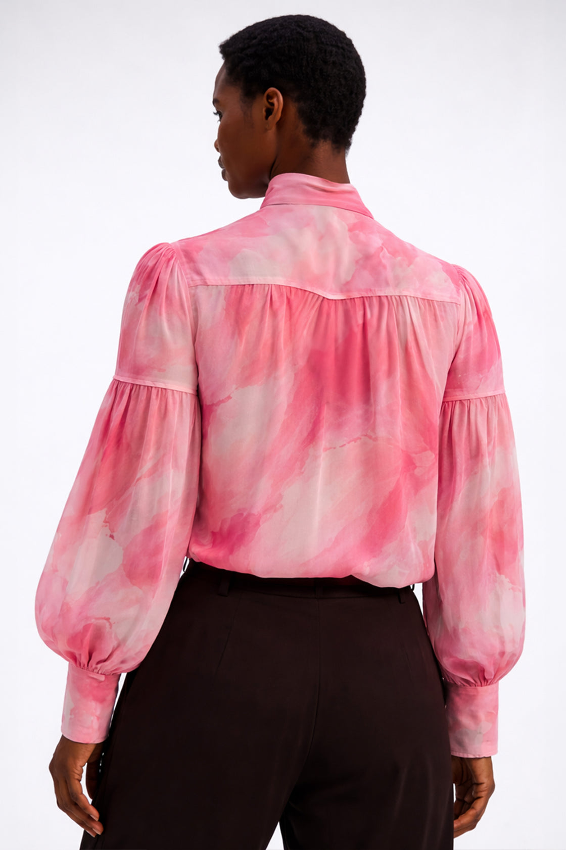 RENNIE ROSE CHIFFON BLOUSE