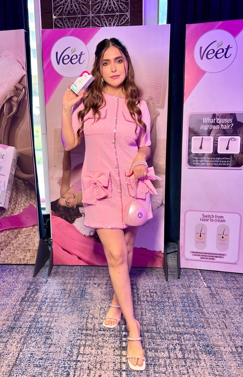 SONAM CHHABRA IN PINK AUGUST MINI