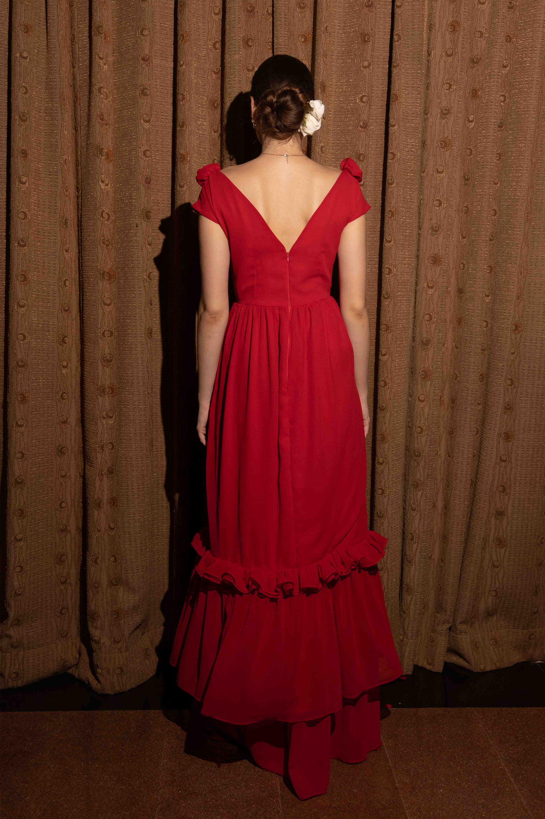 V Neck max dresses for women_2127